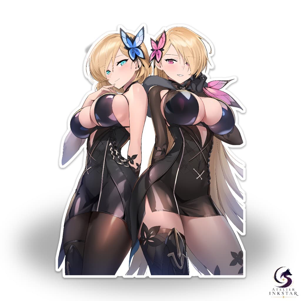 Rhianna & Luciella — Rhianna & Luciella vinyl sticker
