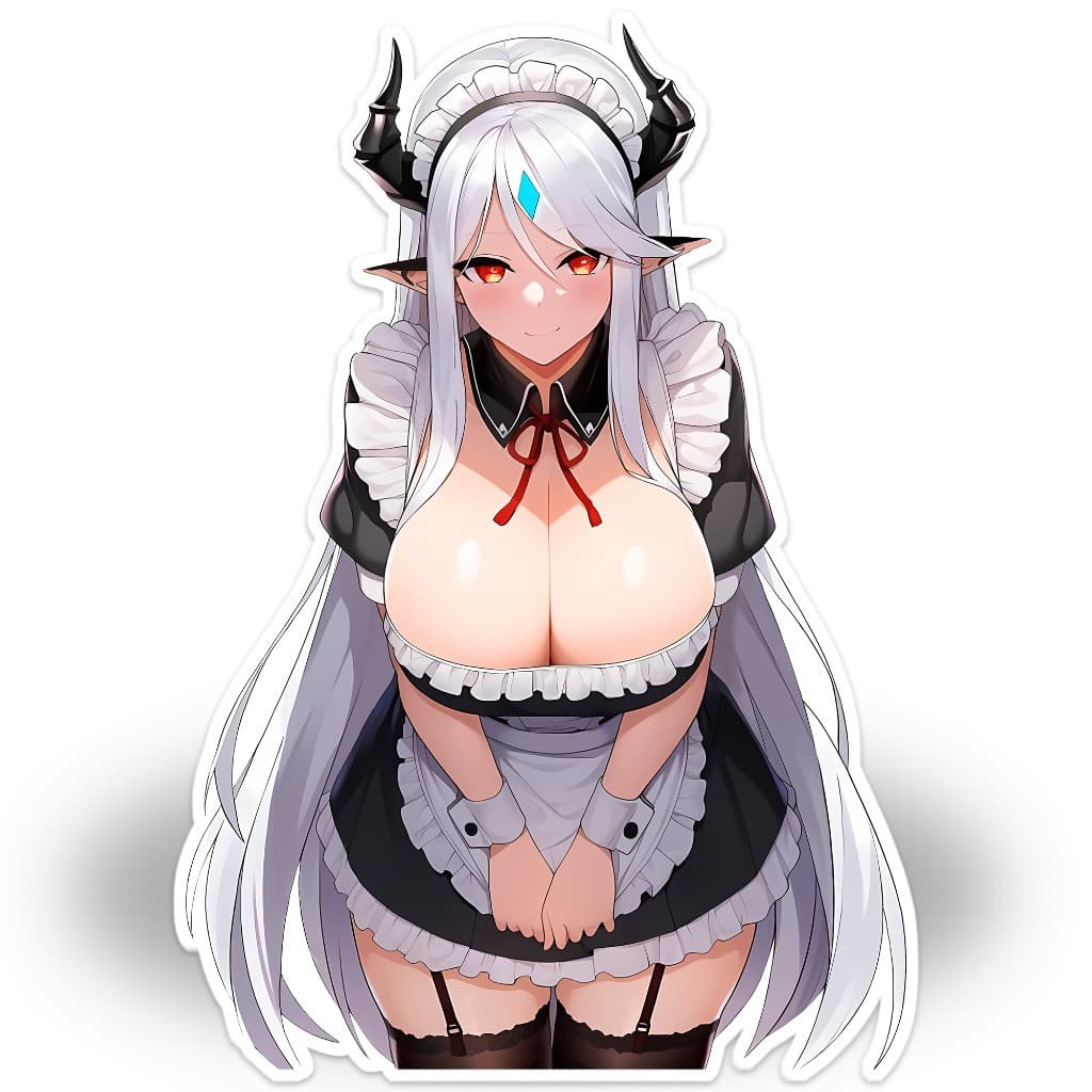 Maid Luna — Maid Luna vinyl sticker